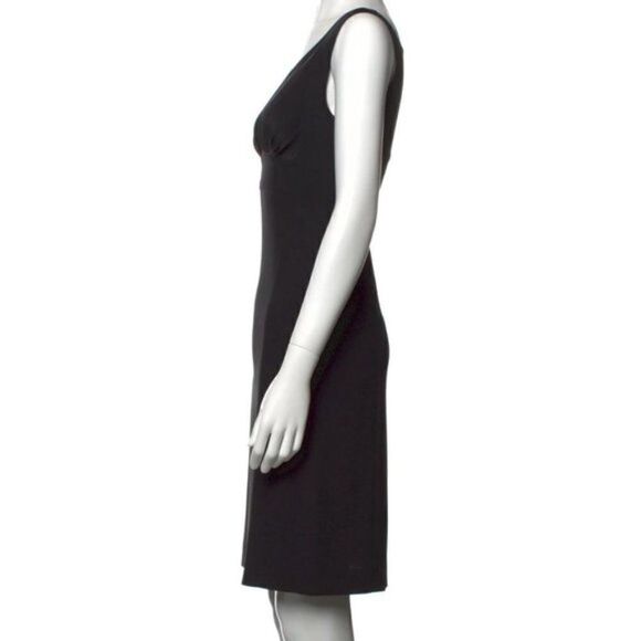 Narciso Rodriguez Black Mini Dress Sleeveless - Picture 2 of 10